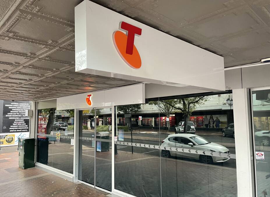 Telstra has closed its store in Macquarie Street. Picture: FAYE WHEELER