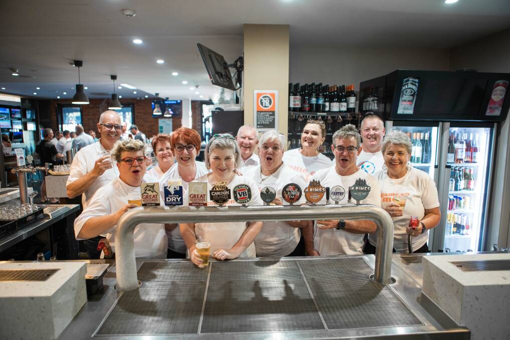 Together: Participants of Dubbo's Melanoma March prepare to take over the Commercial Hotel on February 20 for a cause. Photo contributed.