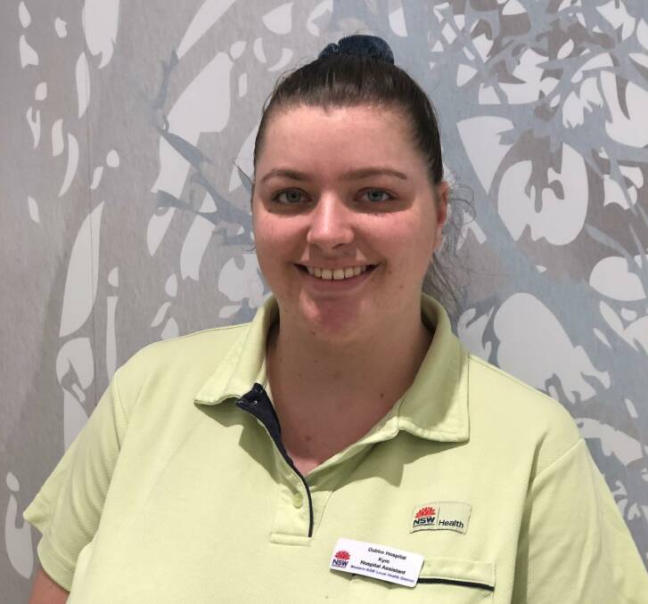Kymberly Lucas, Hospital Assistant at Dubbo Health Service. Photo contributed.