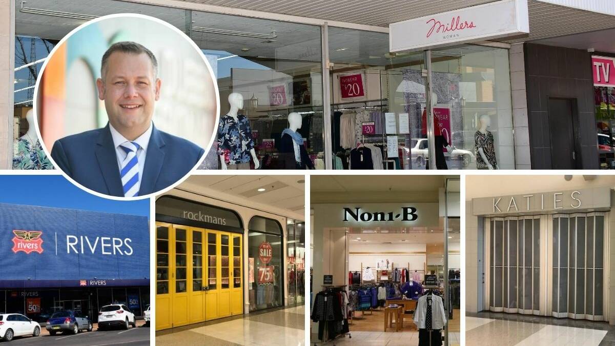 Future: Dubbo mayor Ben Shields speaks about the fashion retailer Mosaic Brands potentially closing stores in the city. Photo: file.
