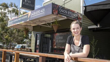 Pride and joy: The Harvest founder Georgia Stevens has listed her beloved business for sale as she prepares to further her food career in a new market. Picture: BELINDA SOOLE 