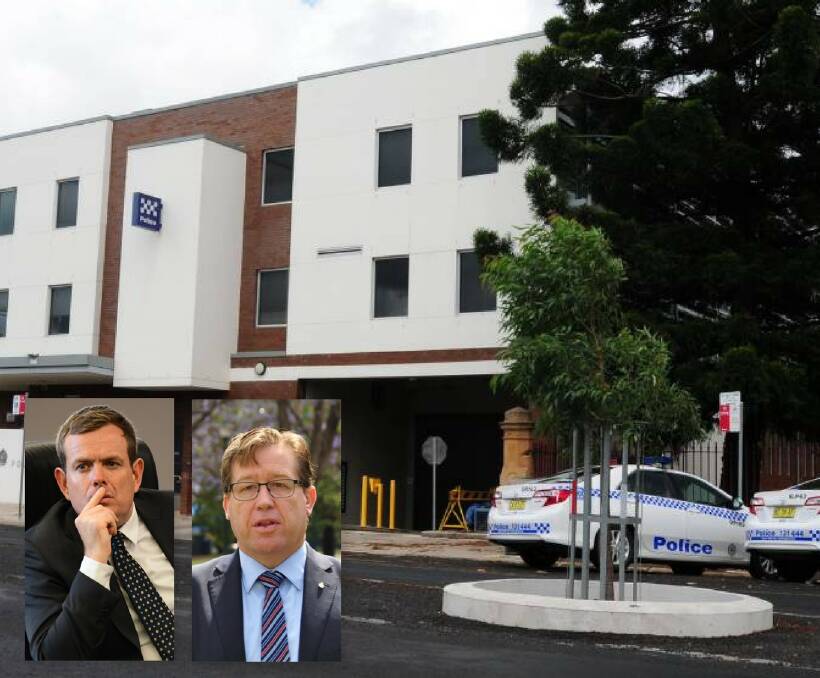 War of words: Candidate for Labor preselection for the seat of Dubbo Stephen Lawrence and NSW Police Minister and Dubbo MP Troy Grant are at odds about police services expenditure.