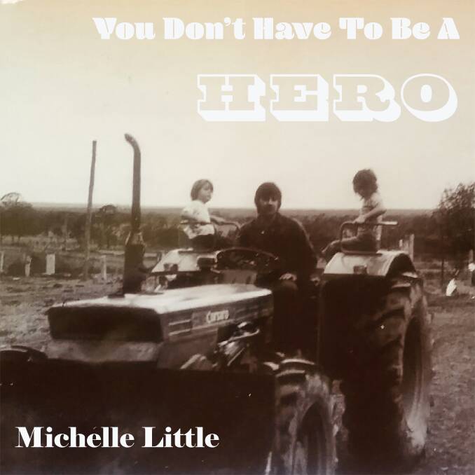 The single artwork for Michelle Little's new song, which was written as a birthday gift for her father when he was receiving treatment for cancer in 2017. Image contributed.