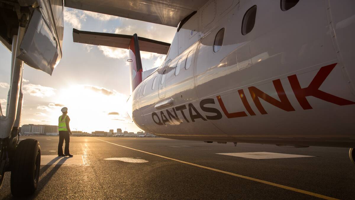 A QantasLink turboprop plane. Photo contributed.