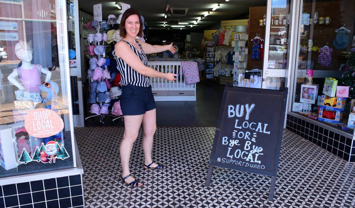 Banding together: Store owner Larrissa Kek has started the Shop Local Dubbo campaign to encourage support for the city's retailers. Photo: AMY MCINTYRE