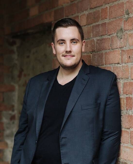 Next steps: Tenor Nathon Bryon started singing at Dubbo and is now auditioning for masters programs in the US to start in August. Picture: Fi Mims Photography.