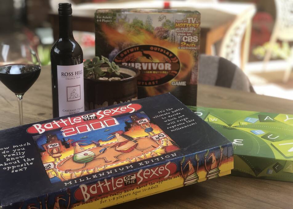 No need to be bored when board games are on wine house's menu