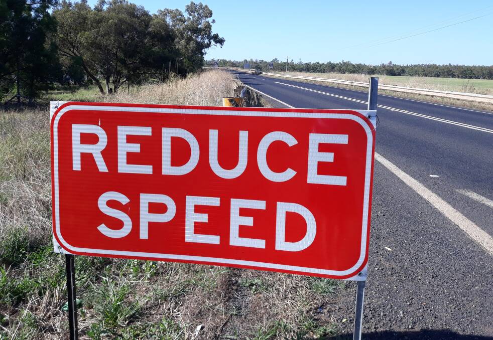 Rough surface: The Newell Highway speed limit of the southbound lane between Brocklehurst and Troy has been reduced to 60km/h, down by 30km/h. Picture: FAYE WHEELER