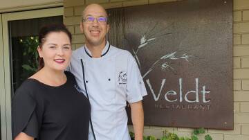 End of an era: Veldt Restaurant owners Natalie and Brad Myers close their business after seven years. Picture: Veldt Restaurant/ Facebook