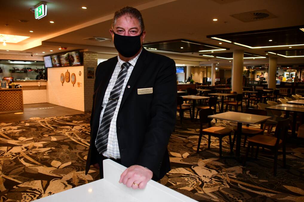 COVID challenges: Dubbo RSL Club general manager Gus Lico, pictured in 2021, says some help is better than none. Picture: BELINDA SOOLE 