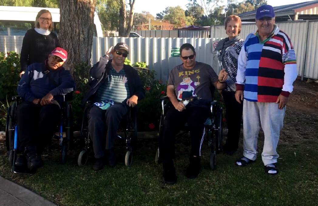 Excited: Cassie Gardner, Mick McLeod, David Gough, Peter Williams, Wendy Beetson and Lance Paine from Ability Links welcome the new event. Photo: Contributed. 