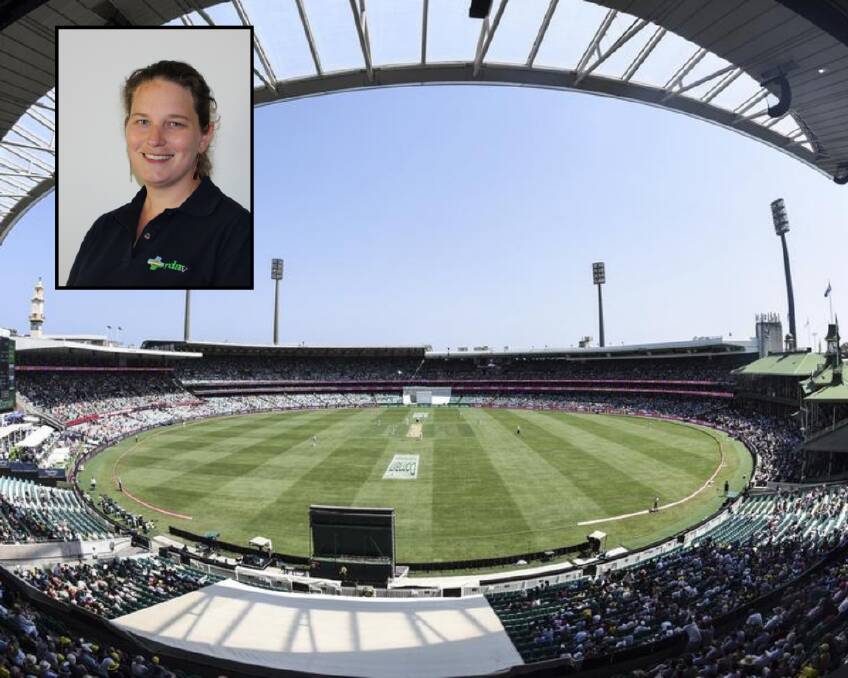 Rural Doctors Association of Australia president-elect Dr Megan Belot (inset) is advising Dubbo residents to stay away from this week's test match at the Sydney Cricket Ground (pictured). 
