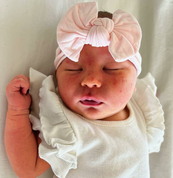 Baby Everley Gillies, born on January 1 at Dubbo Hospital. Photo contributed.