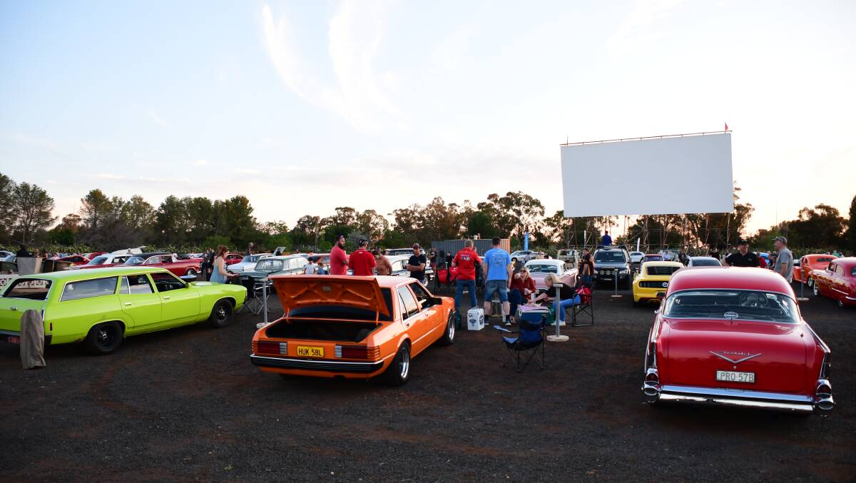 A big crowd turned out to the drive-in for its 50th anniversary in October 2020. Picture: AMY MCINTYRE