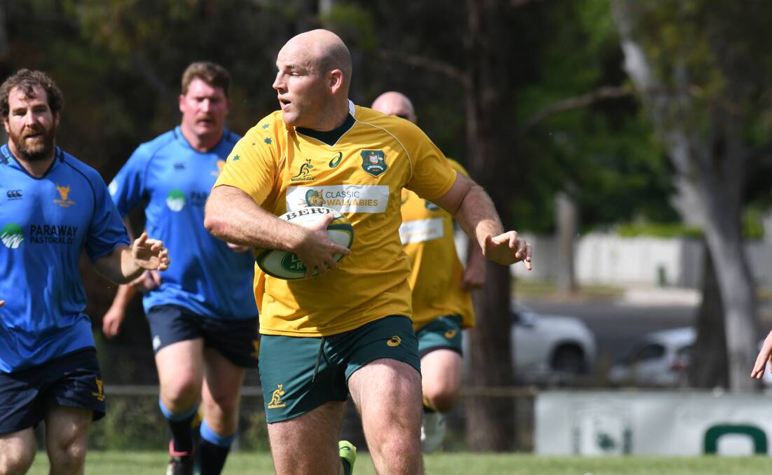 BACK IN ACTION: Former Wallabies skipper Stephen Moore will once again line-up for the Classic Wallabies as he did in Orange in 2018. PHOTO: JUDE KEOGH.