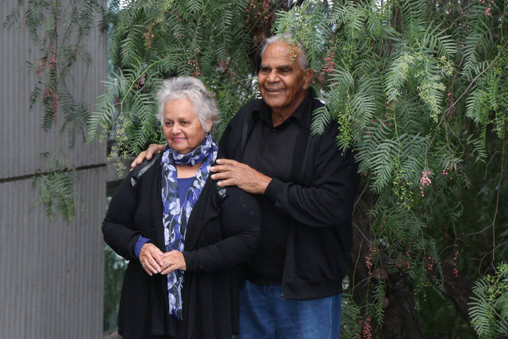 REMEMBERED: Richard 'Dick' Carney and his wife Ruth. (This photo has been published with the permission of Ruth Carney). PHOTO: ORANA ARTS. 