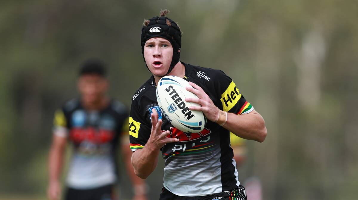 Young Star: Matt Burton continued to impress after returning to the ranks of the Panther's Canterbury Cup side. Photo: AAP.