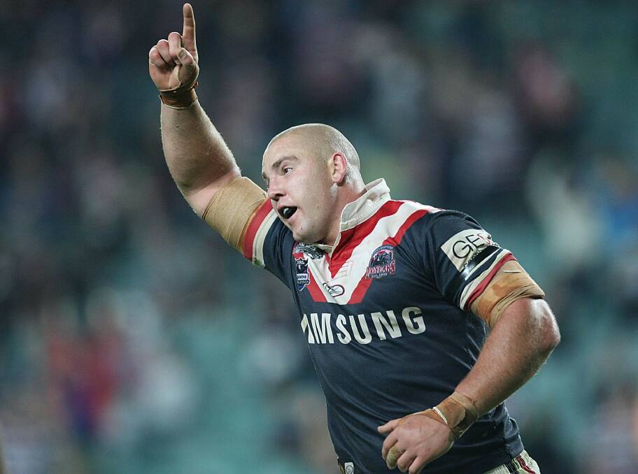 The Ogre: Former Roosters and Bulldogs prop Mark O'Meley will touchdown in Dubbo tomorrow for a training camp at Apex Oval. Photo: File. 