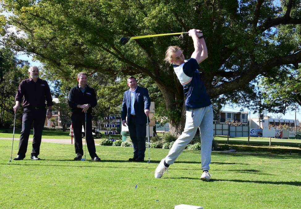 POSTPONED: It's going to be a bit of a wait before it's time to tee-off for Lachy Jones in the NSW Regional Open. PHOTO: BELINDA SOOLE.