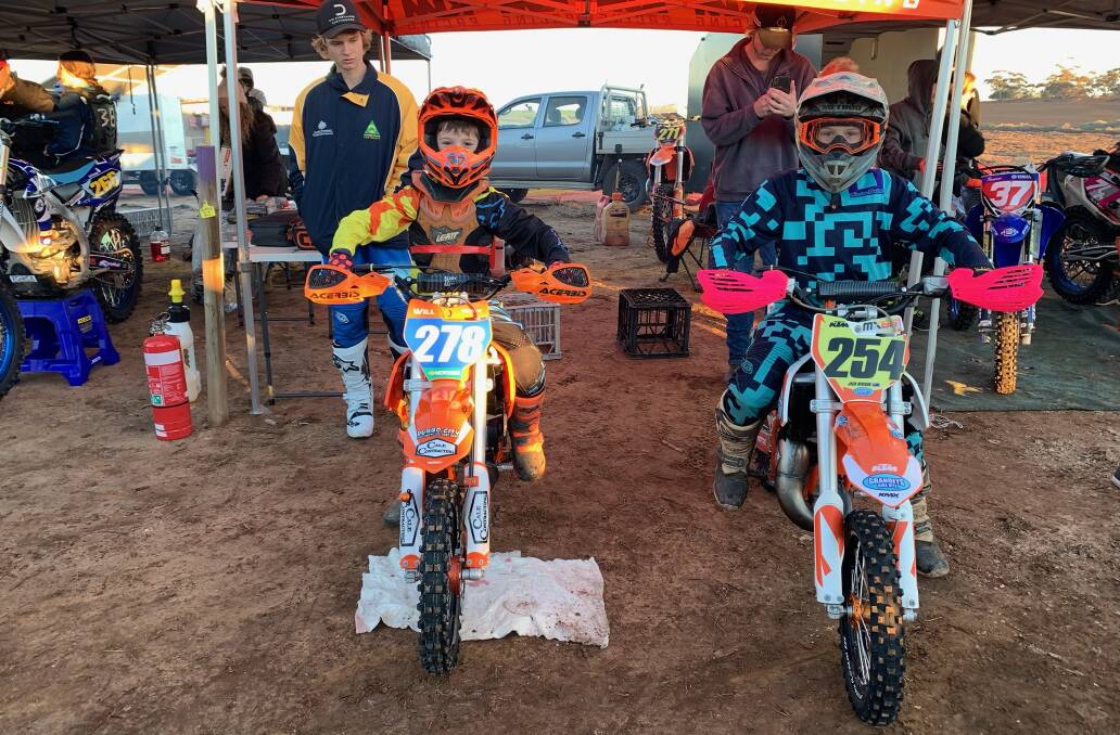 Outstanding: Will Cale and Jack Deveson both performed well in the arduous conditions. Photo: Contributed. 