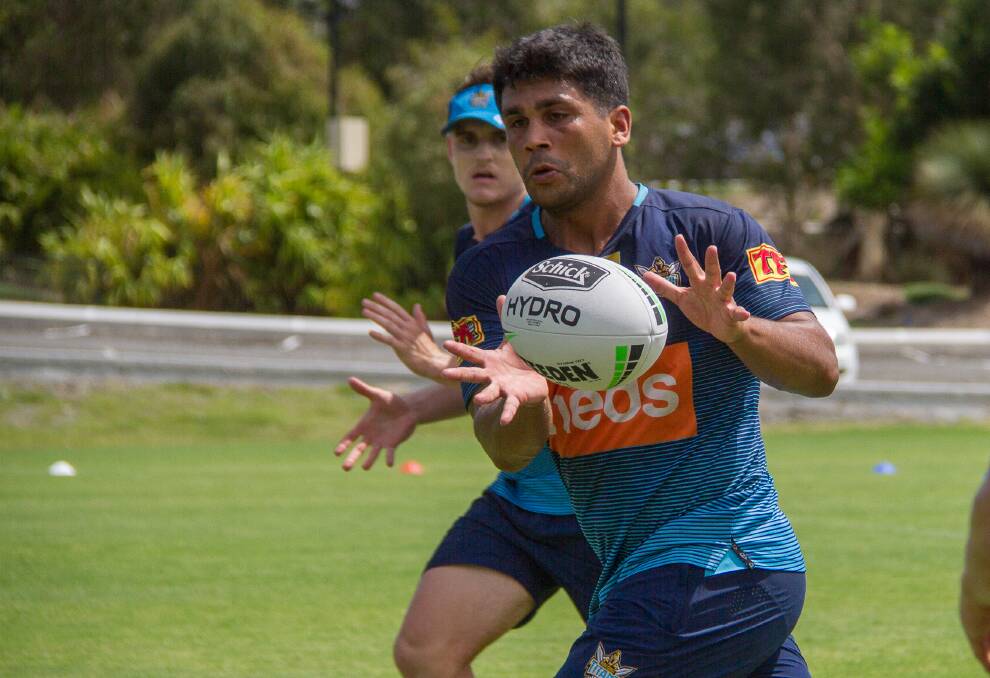 Tyrone Peachey will line up in a new centre pairing for the Titans this year.
