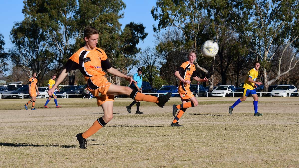 MAIN STAY: Dom Ambler, pictured here during the 2019 Dubbo Football season, will not be available for the Bulls' upcoming season. PHOTO: AMY MCINTYRE.