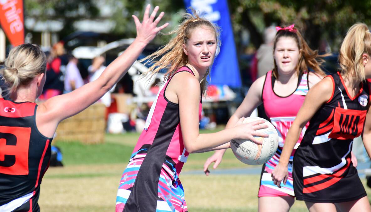 Outstanding: Payton Harris, photographed during Fusion Heat's win over Narromine was a key player in the competition. Photo: Amy McIntyre.
