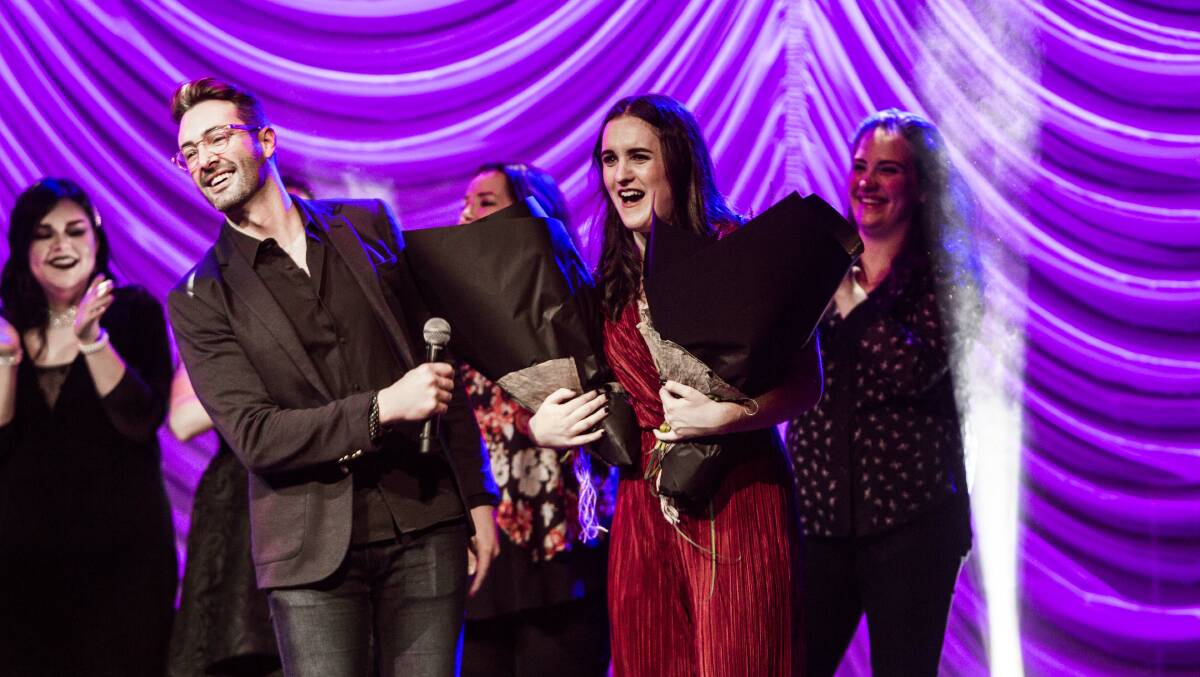 Winner: Billie Palin takes out top honours at the Sydney Cabaret Competition. Photo: Sydney Cabaret Festival. 