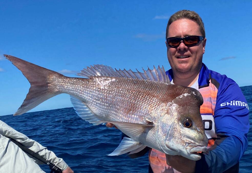Artificial reefs are utilised world-wide to enhance fishing opportunities, by creating additional habitat for fish like this Snapper caught by Matt Hansen.