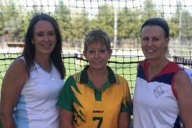 WEST'S BEST: Tracey Hardie-Jones, Tracey Baker and Denise Gernsbach were all in action at the recent Master's Women's opening round. PHOTO: CONTRIBUTED.