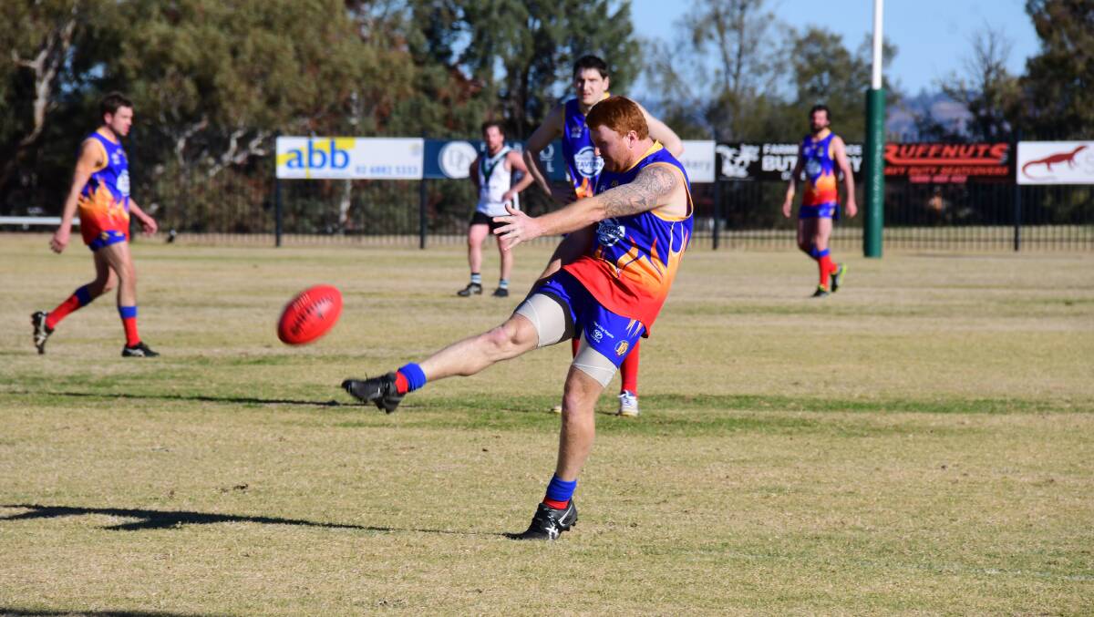 TITLE DROUGHT: Tom Budd helped boot the Demons to another finals appearance last year, but success in the post season continued to elude the side. PHOTO: AMY MCINTYRE.
