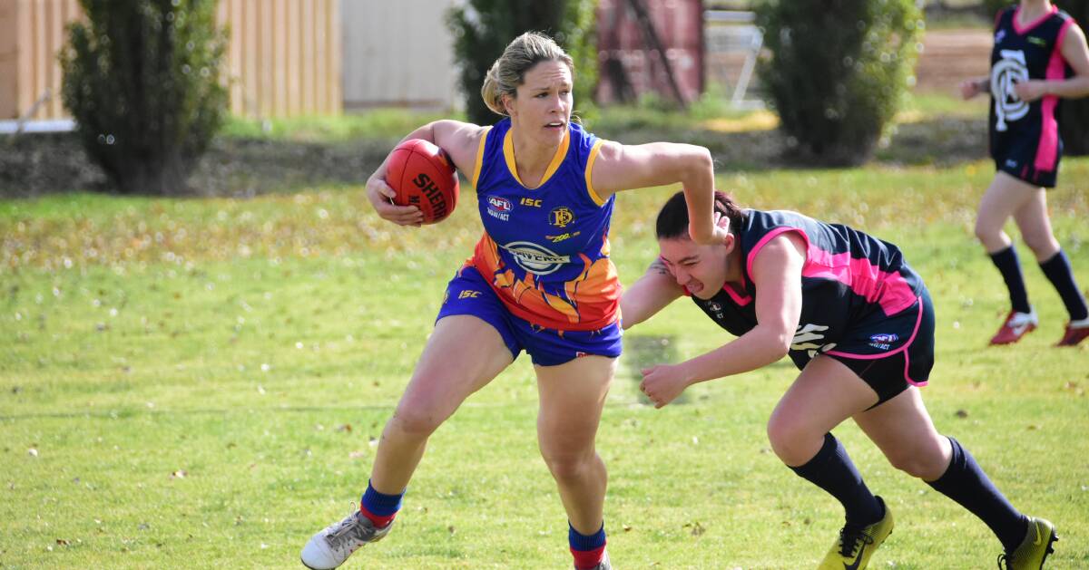 BACK IN ACTION: Emily Warner lead the Dubbo Demons back into battle for the first time since 2018 this season. PHOTO: KELSEY SUTOR. 