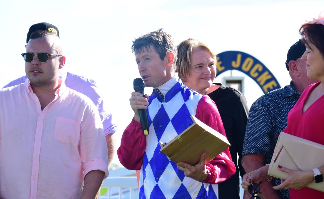 SAFETY FIRST: Jockey Mathew Cahill, pictured after winning the Country Champions qualifier in Coonamble, says safety is the top priority for all.