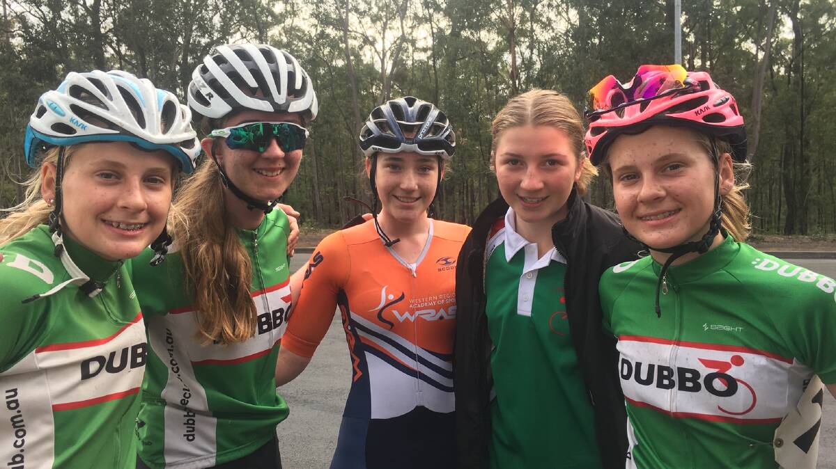 STAND OUT: Isabelle Russell (centre) will be the lone Dubbo representative in this year's WRAS team. PHOTO: CONTRIBUTED.