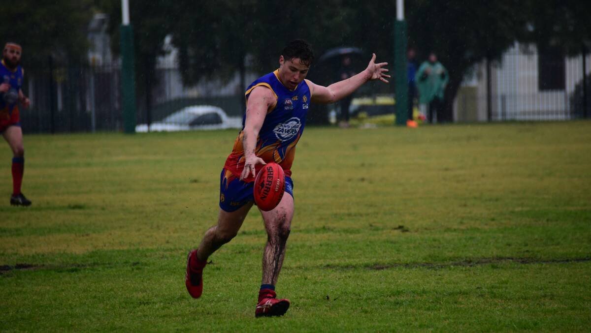 SOAKED: It'll be another wet and wild affair for Bill Ormonde and the Dubbo Demons at home this weekend. PHOTO: AMY MCINTYRE.