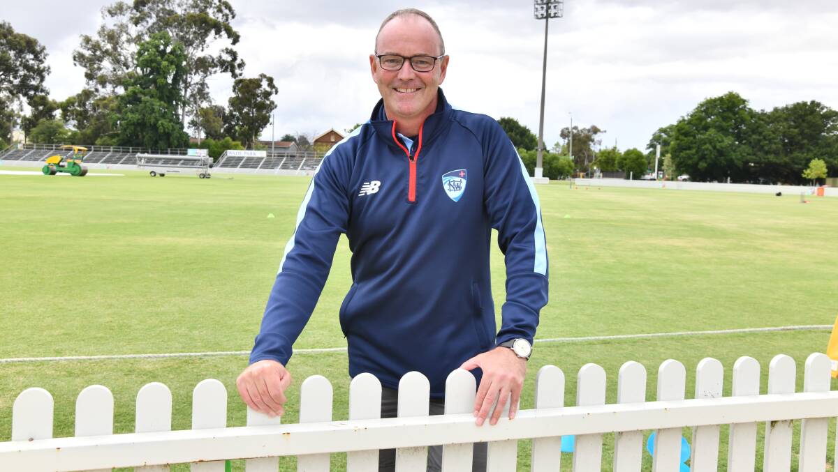 Cricket NSW chief executive officer Lee Germon at Wade Park. Picture by Carla Freedman 