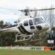 A helicopter has been in use at Endeavour Oval to dry out the track. Picture: Carla Freedman