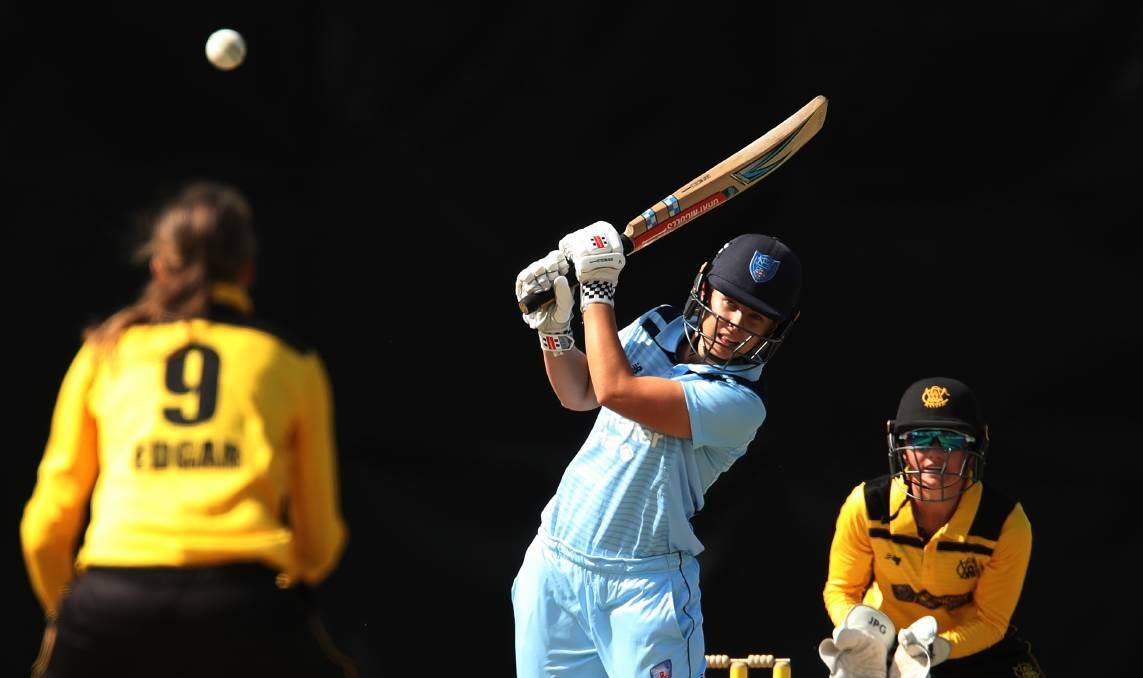 Phoebe Litchfield will be part of the NSW Breakers squad to play at Wade Park. Picture by Getty Images/Cricket NSW