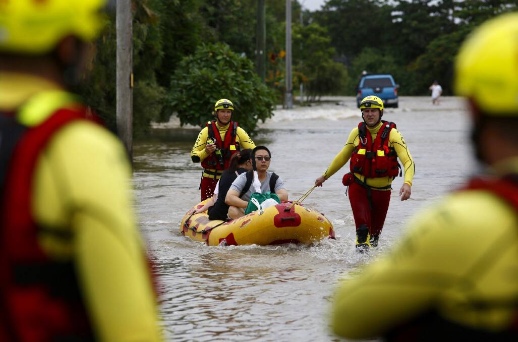 UNITED: The floods in Queensland have proven that natural disasters tend to bring out the best in us. Picture: AAP Image/Andrew Rankin