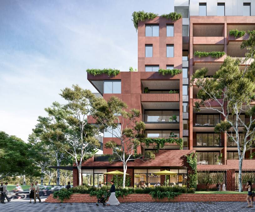 A render of Mirvac's LIV Brunswick project. Picture: Supplied 