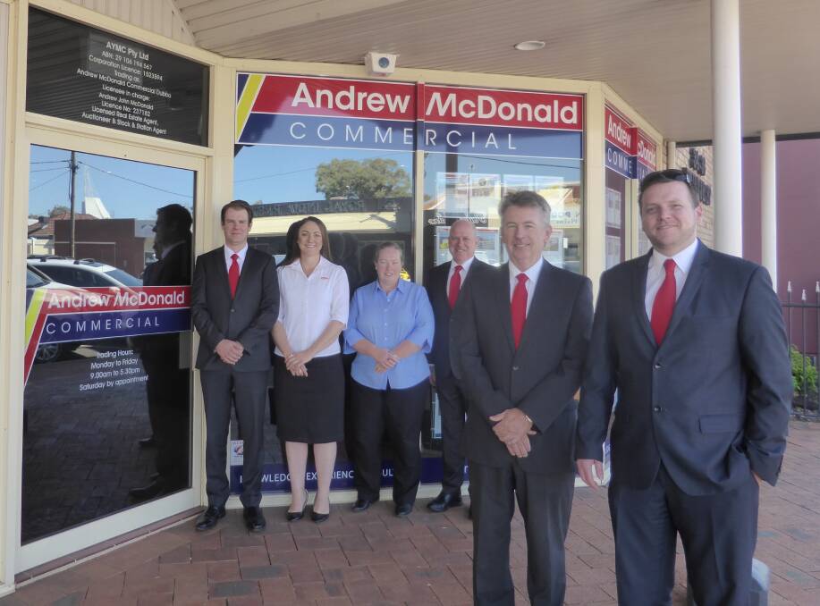 The team at Andrew McDonald Commercial Dubbo. If needing advice or assistance from Rob or Daniel or any of the team, call 6884 3444. Photo: SUPPLIED