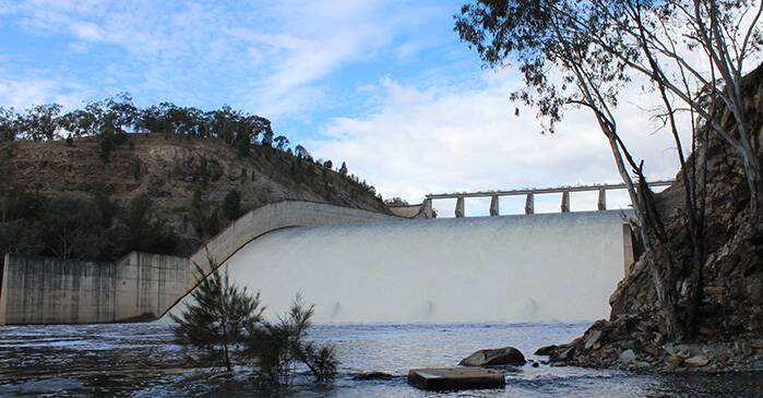 Burrendong Dam is at just 9.5 per cent. Photo: WATER NSW