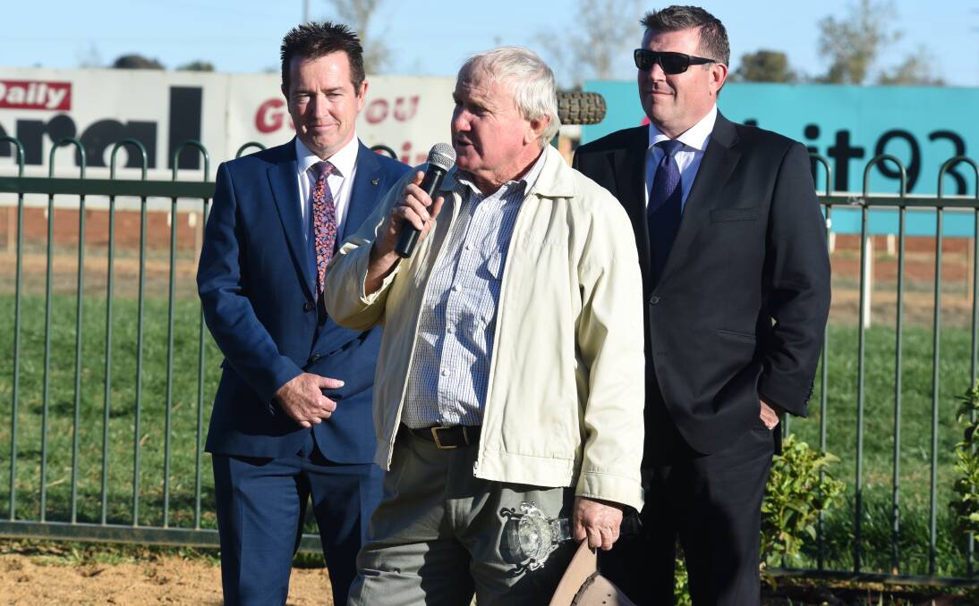THE TWO WENDYS: Mango Liston is trained by Rodney Robb for his wife, Wendy Robb, and the secretary of Nyngan Jockey Club, also named Wendy Robb.