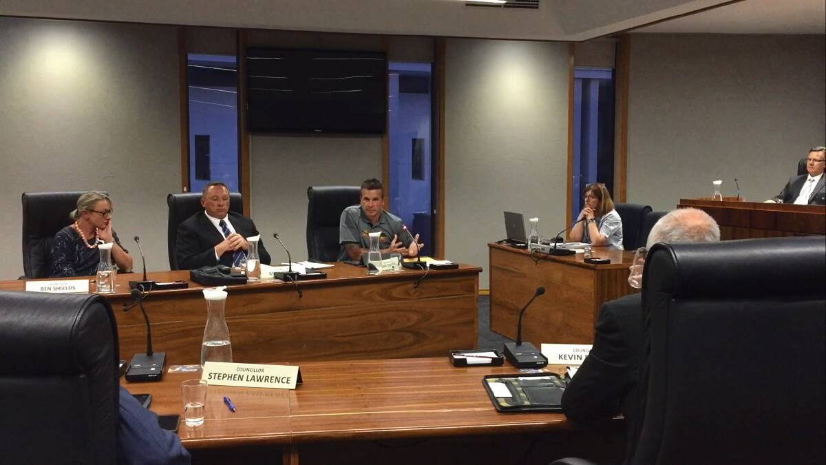 Robert Riley addressed the first meeting of the Dubbo Regional Council on Thursday.