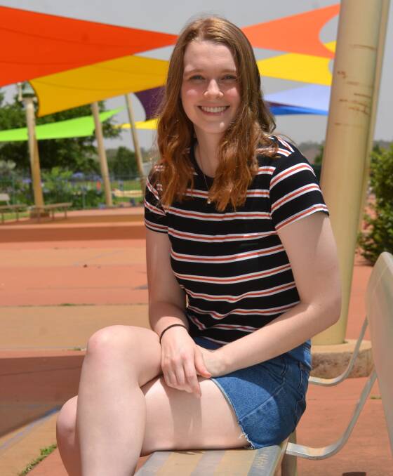 BITTERSWEET: Outgoing Macquarie Anglican Grammar School captain Natalie Roth. Photo: JENNIFER HOAR