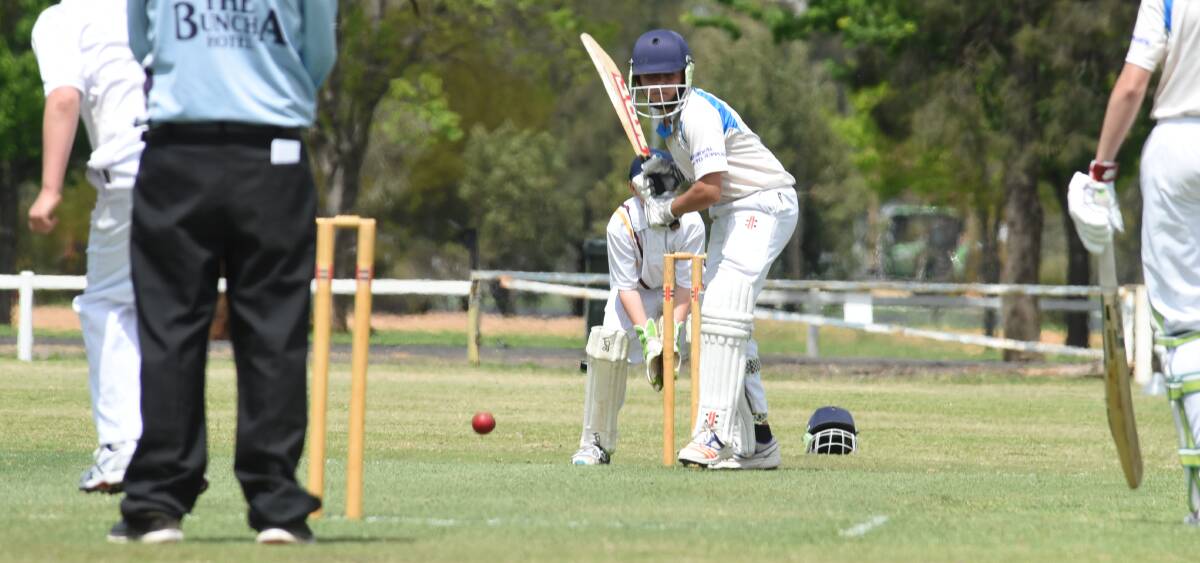 CONTRIBUTION: Harrison Quinn (pictured during the Max Shepherd Shield) will play in the Country Thunder South West under 14s side from Monday. Photo: BELINDA SOOLE