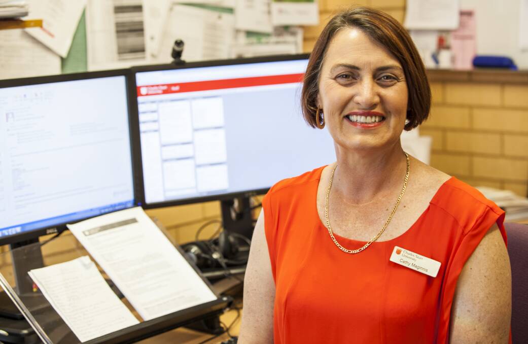 GIVING BACK: CSU Dubbo head of campus Cathy Maginnis is urging local groups to apply for Community-University Partnership (CUP) grants. Photo: SUPPLIED