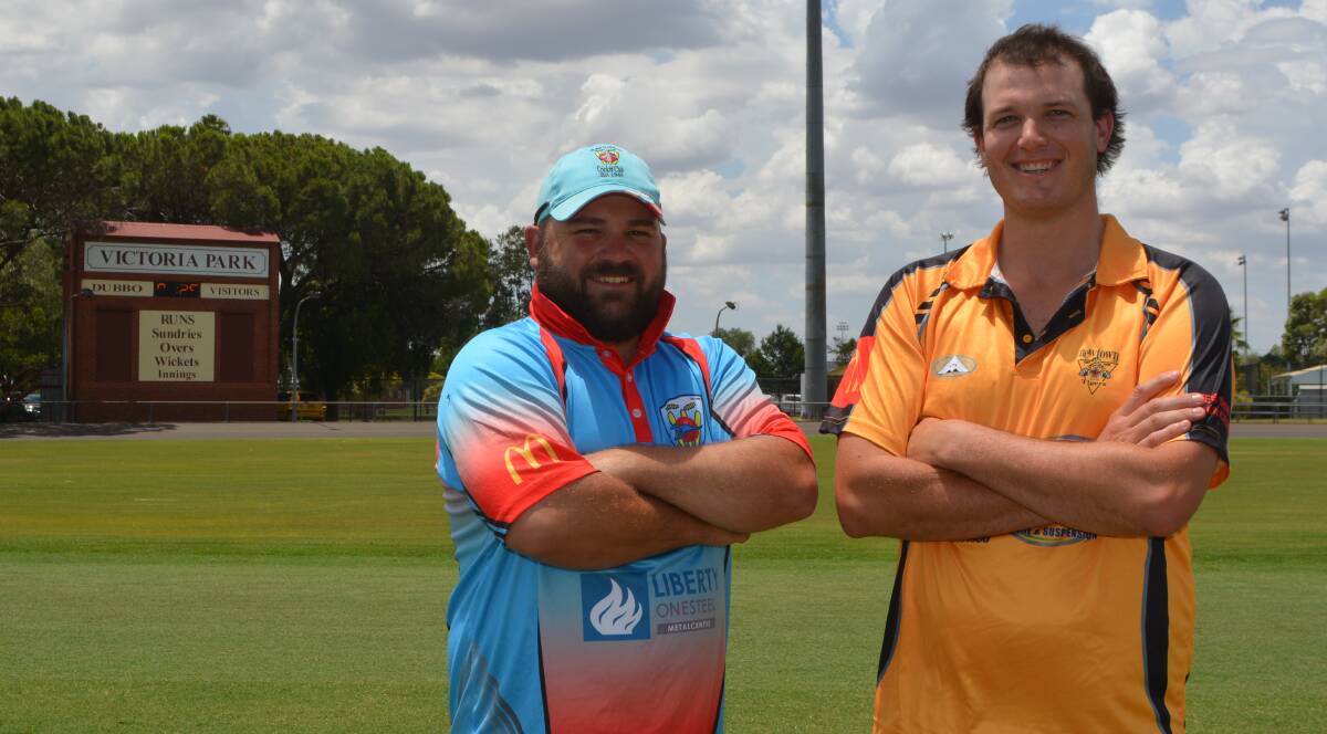 STAGE IS SET: Rugby Liberty OneSteeler's Nathan Munro and Amaroo Hotel Tiger's Mat Skinner will feature in Friday's double-header. Photo: JENNIFER HOAR