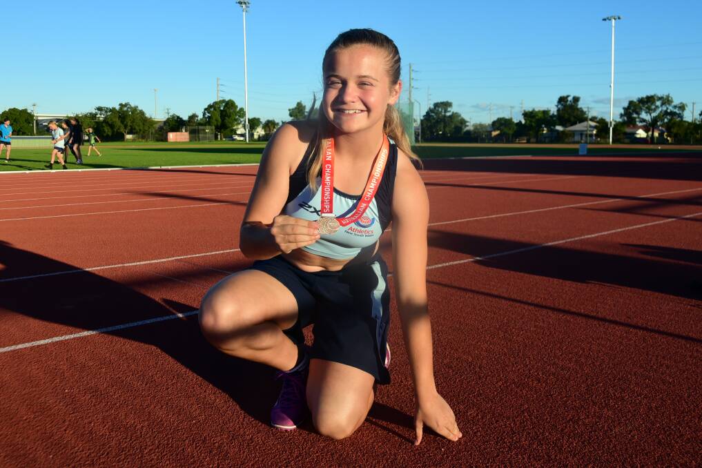 Millie Gooch is one of three Dubbo athletes selected to take part in an Australian track and field tour of Canada starting later this month.