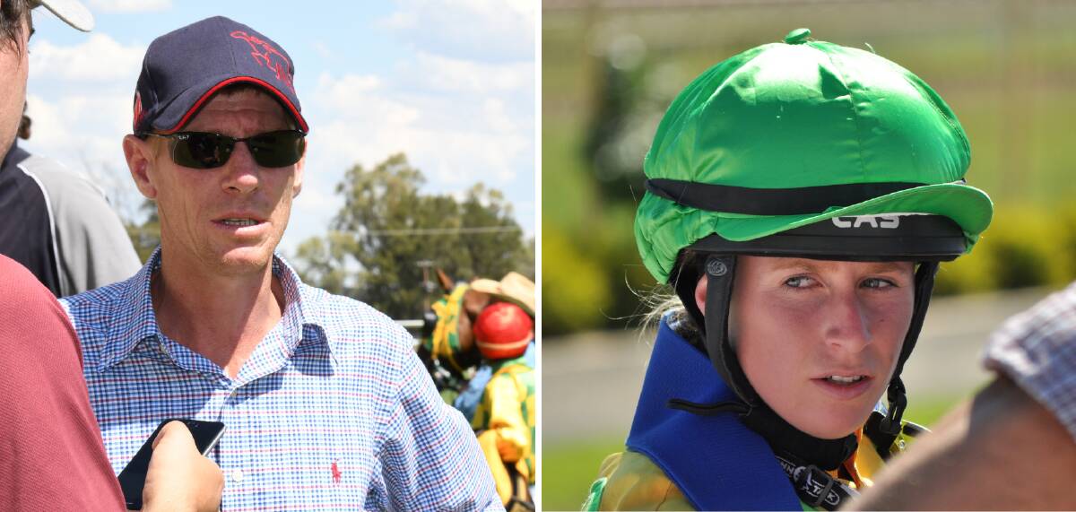 SADDLE UP: Justin Stanley (left) and Ashleigh Stanley will face off in the Kate Smith Memorial Gold Cup. Photos: BELINDA SOOLE/ANYA WHITELAW